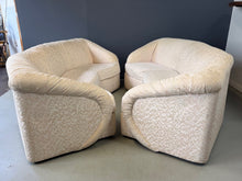 Load image into Gallery viewer, Pair of Mid-Century Modern Curved Sofas with Sculptural Arms by Carsons