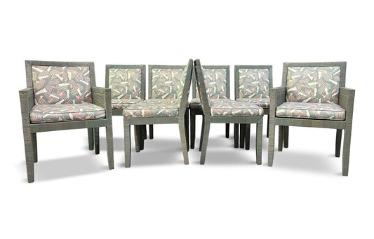 SOLD – Exquisite Set of Eight Dining Chairs by Billy Baldwin for Bielecky Brothers