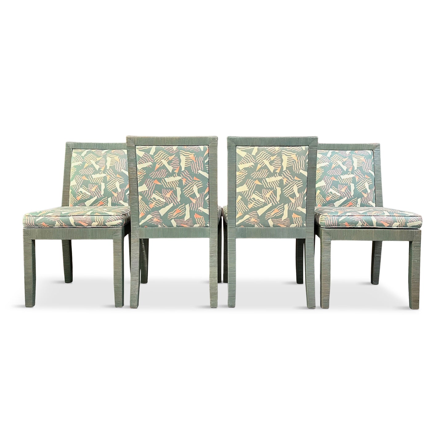 SOLD – Exquisite Set of Eight Dining Chairs by Billy Baldwin for Bielecky Brothers