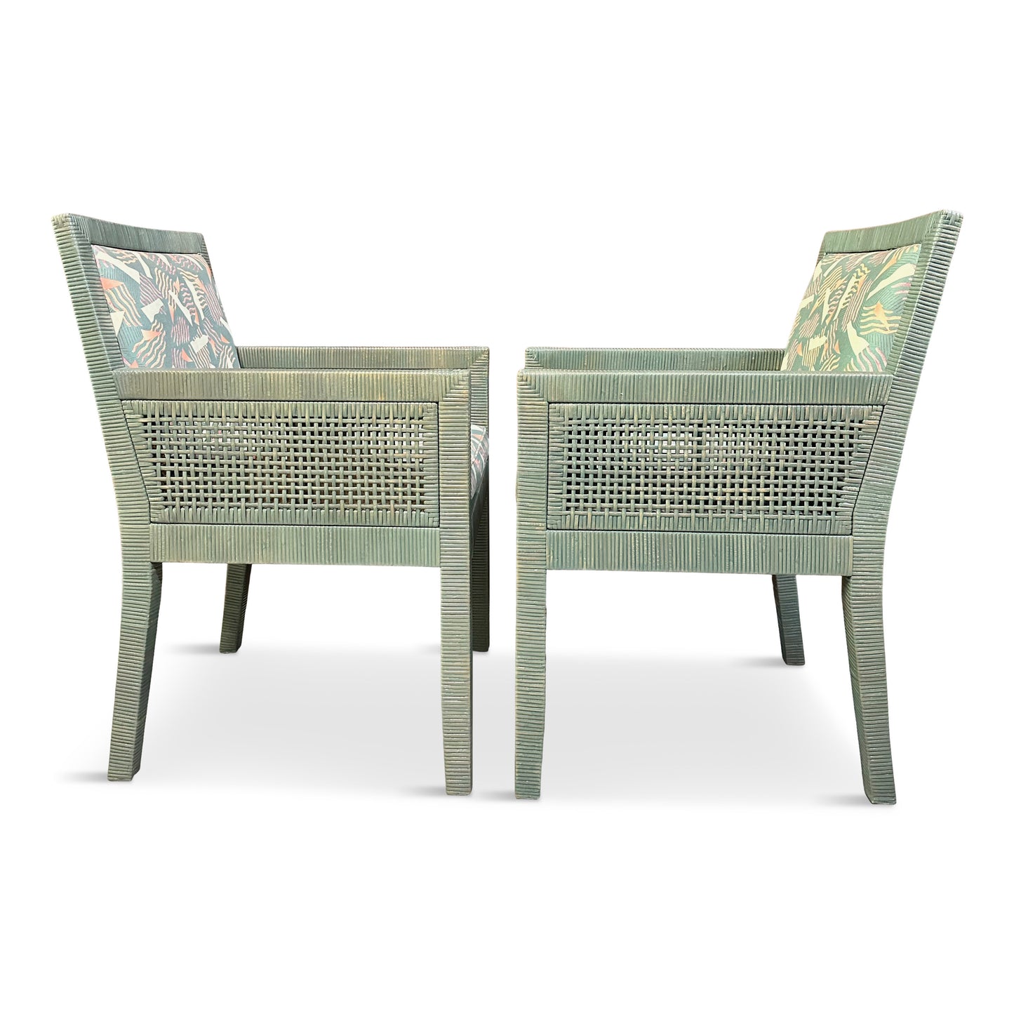 SOLD – Exquisite Set of Eight Dining Chairs by Billy Baldwin for Bielecky Brothers