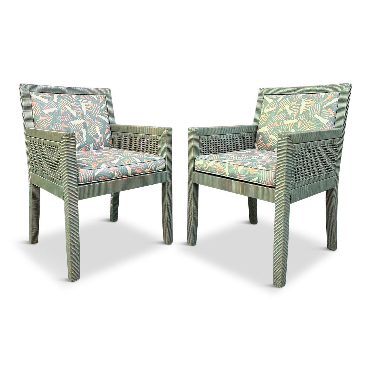 SOLD – Exquisite Set of Eight Dining Chairs by Billy Baldwin for Bielecky Brothers