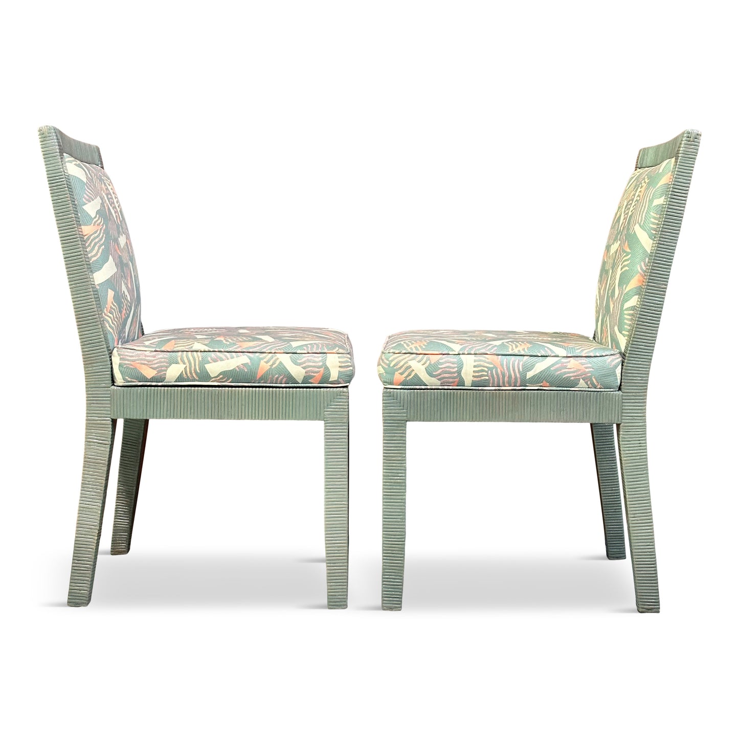 SOLD – Exquisite Set of Eight Dining Chairs by Billy Baldwin for Bielecky Brothers