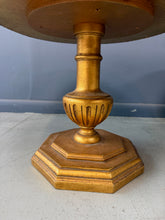 Load image into Gallery viewer, Pair of Neoclassical Style Marble Top Pedestal Side Tables with Giltwood Bases