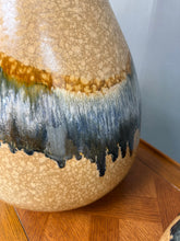 Load image into Gallery viewer, Pair of Sunset Cosco Drip Glaze Ceramic Table Lamps in Earth Tones, 1970s