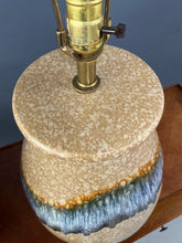 Load image into Gallery viewer, Pair of Sunset Cosco Drip Glaze Ceramic Table Lamps in Earth Tones, 1970s
