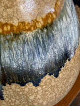 Load image into Gallery viewer, Pair of Sunset Cosco Drip Glaze Ceramic Table Lamps in Earth Tones, 1970s