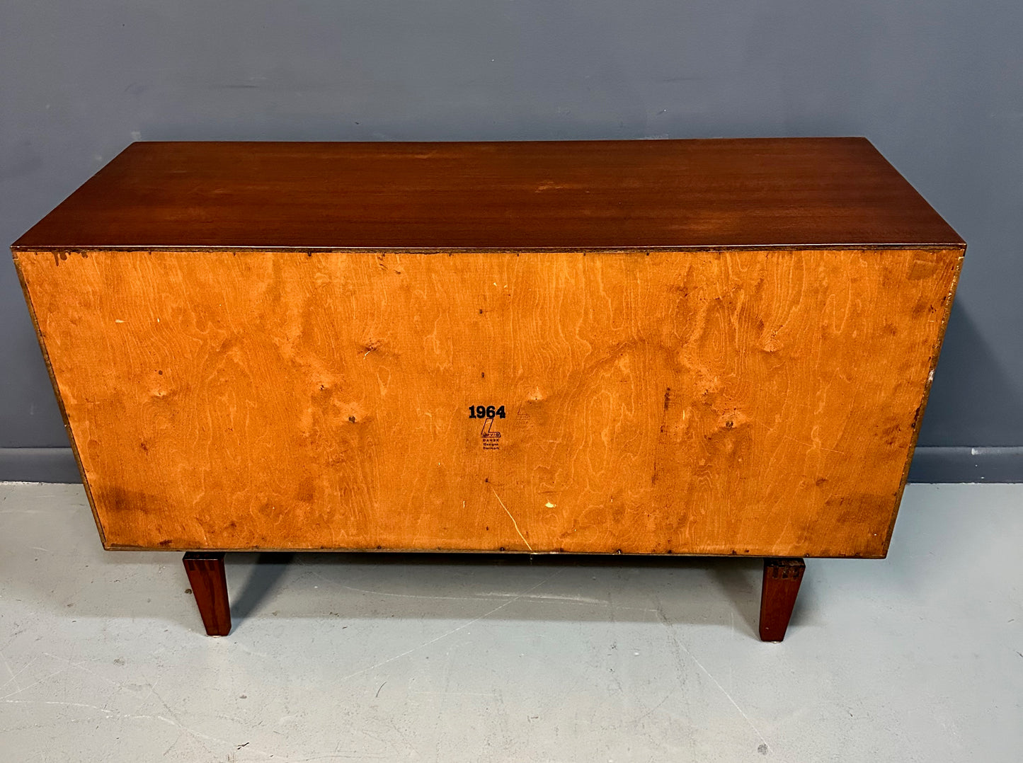 Danish Modern Teak 4-Drawer Sideboard by Peter Lovig Nielsen Mid Century