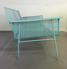 Load image into Gallery viewer, Mid-Century Modern Metal Mesh Settee in the Style of Russell Woodard