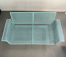 Load image into Gallery viewer, Mid-Century Modern Metal Mesh Settee in the Style of Russell Woodard