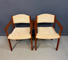 Load image into Gallery viewer, Set of Six Scandinavian Modern Teak Stacking Armchairs, Denmark or Norway, 1970s