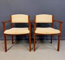 Load image into Gallery viewer, Set of Six Scandinavian Modern Teak Stacking Armchairs, Denmark or Norway, 1970s