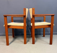 Load image into Gallery viewer, Set of Six Scandinavian Modern Teak Stacking Armchairs, Denmark or Norway, 1970s