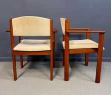 Load image into Gallery viewer, Set of Six Scandinavian Modern Teak Stacking Armchairs, Denmark or Norway, 1970s