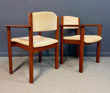 Load image into Gallery viewer, Set of Six Scandinavian Modern Teak Stacking Armchairs, Denmark or Norway, 1970s