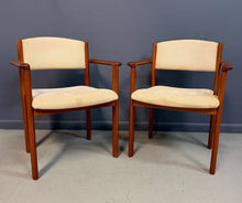 Load image into Gallery viewer, Set of Six Scandinavian Modern Teak Stacking Armchairs, Denmark or Norway, 1970s