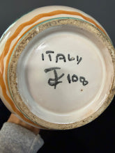 Load image into Gallery viewer, Pair of Italian Hand-Painted Ceramic Bedside Lamps with Stylized Animal Motifs