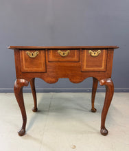 Load image into Gallery viewer, George III Walnut Lowboy Dressing Table, English c. 1770 with Boxwood Stringing