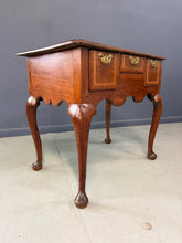 Load image into Gallery viewer, George III Walnut Lowboy Dressing Table, English c. 1770 with Boxwood Stringing