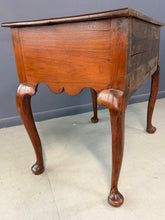 Load image into Gallery viewer, George III Walnut Lowboy Dressing Table, English c. 1770 with Boxwood Stringing