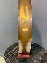 Load image into Gallery viewer, Ann Wiseman Kinetic Sand Fountain Sculpture in Walnut, Lucite, and Brass