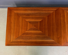 Load image into Gallery viewer, Founders Mid-Century Modern Walnut Parquetry Coffee Table with Black Wood Base
