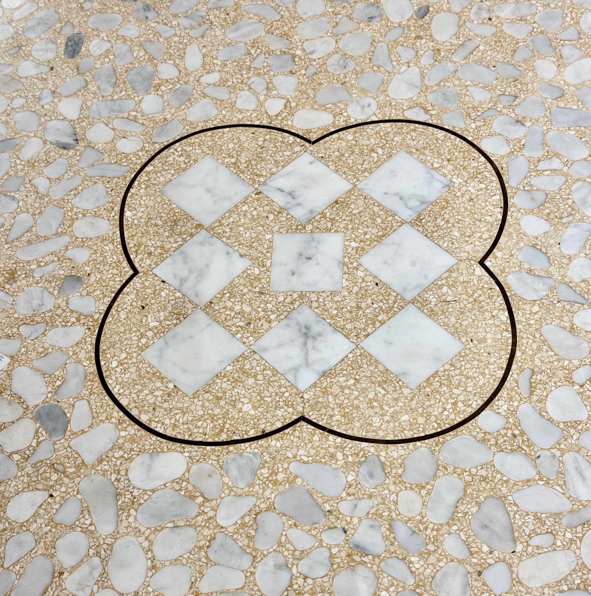 Vintage Harvey Probber Terrazzo and Marble Mosaic Coffee Table Mid Century