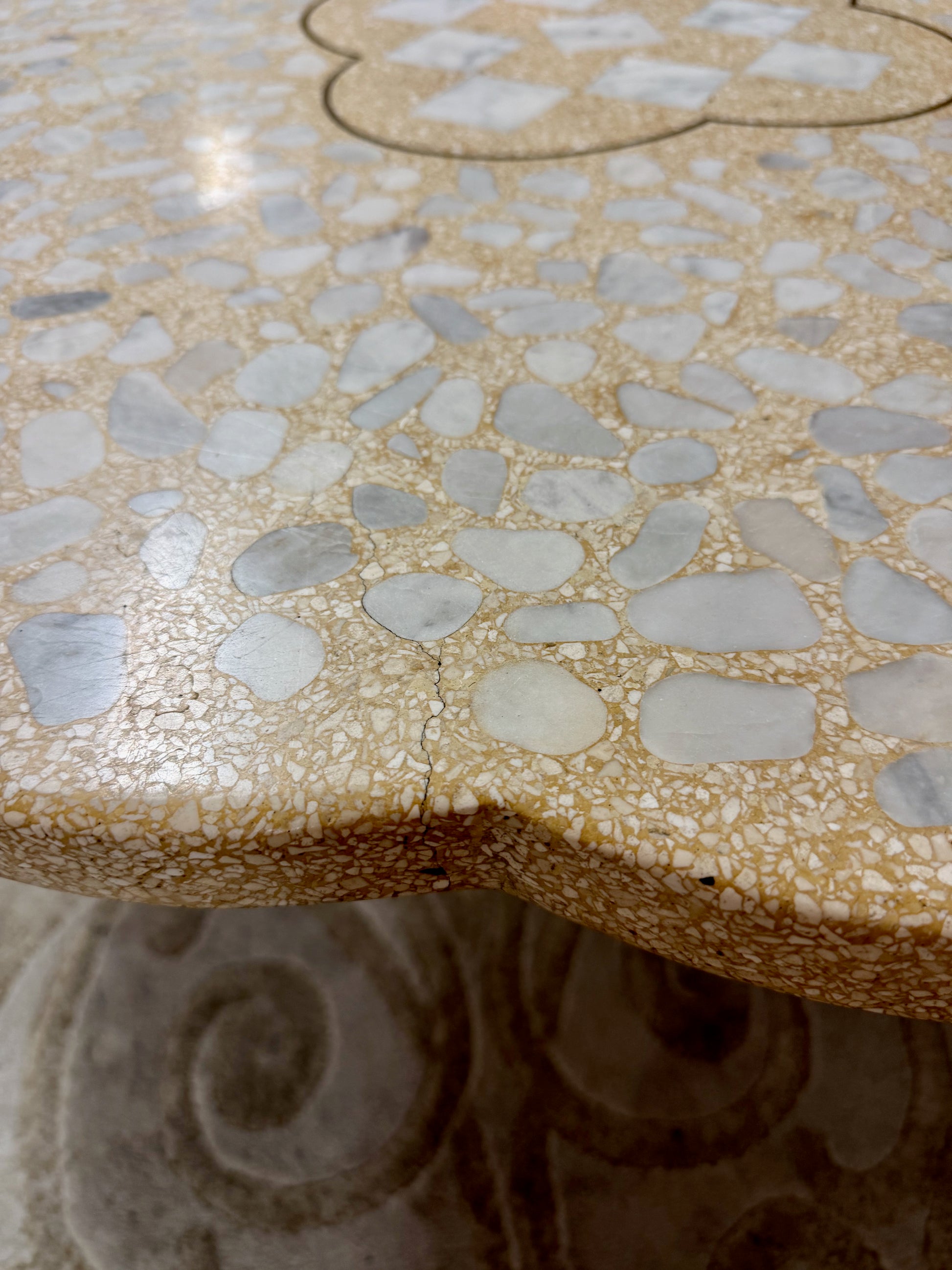 Vintage Harvey Probber Terrazzo and Marble Mosaic Coffee Table Mid Century
