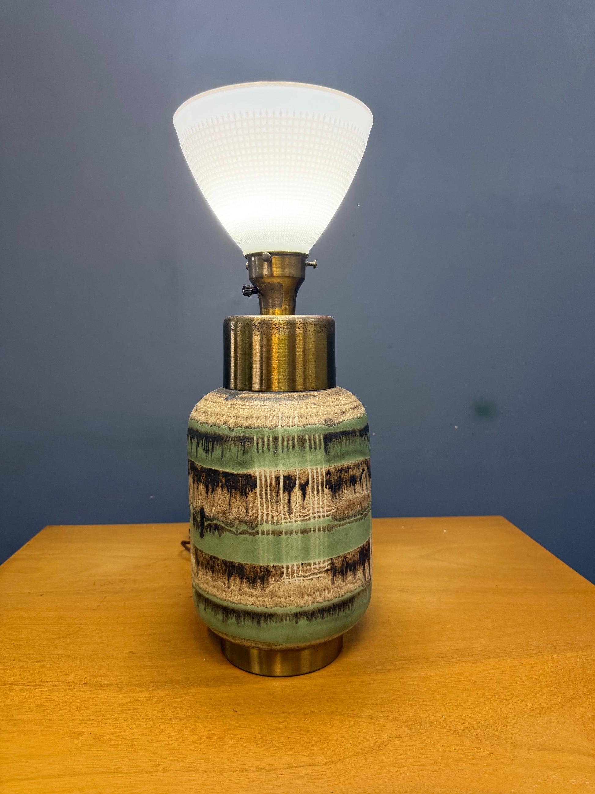 Studio Pottery Table Lamp, Attributed to Marianna von Allesch / Design Technics