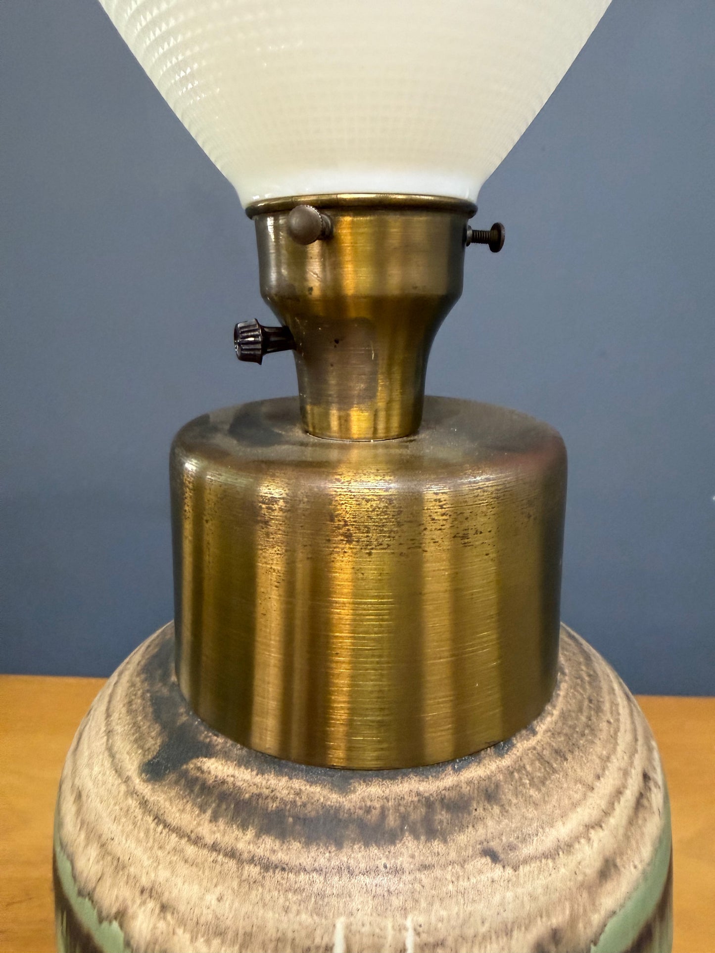 Studio Pottery Table Lamp, Attributed to Marianna von Allesch / Design Technics