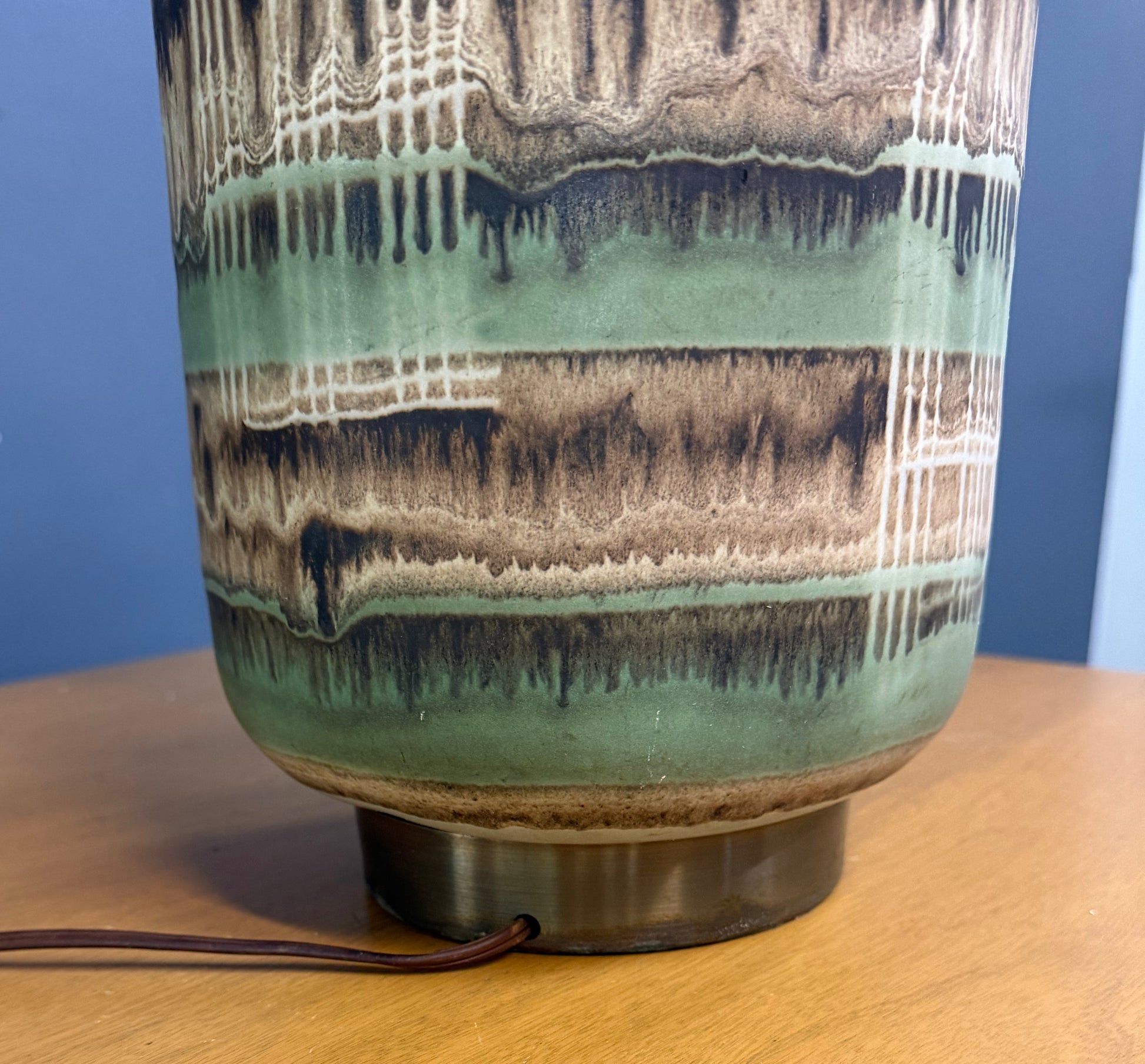 Studio Pottery Table Lamp, Attributed to Marianna von Allesch / Design Technics