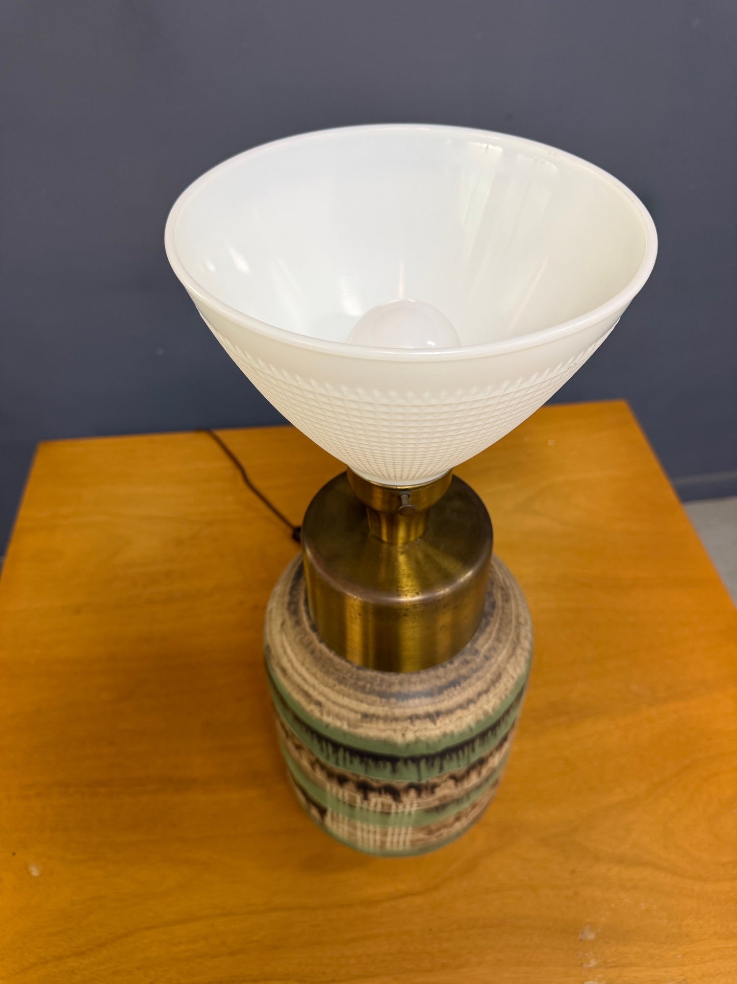 Studio Pottery Table Lamp, Attributed to Marianna von Allesch / Design Technics