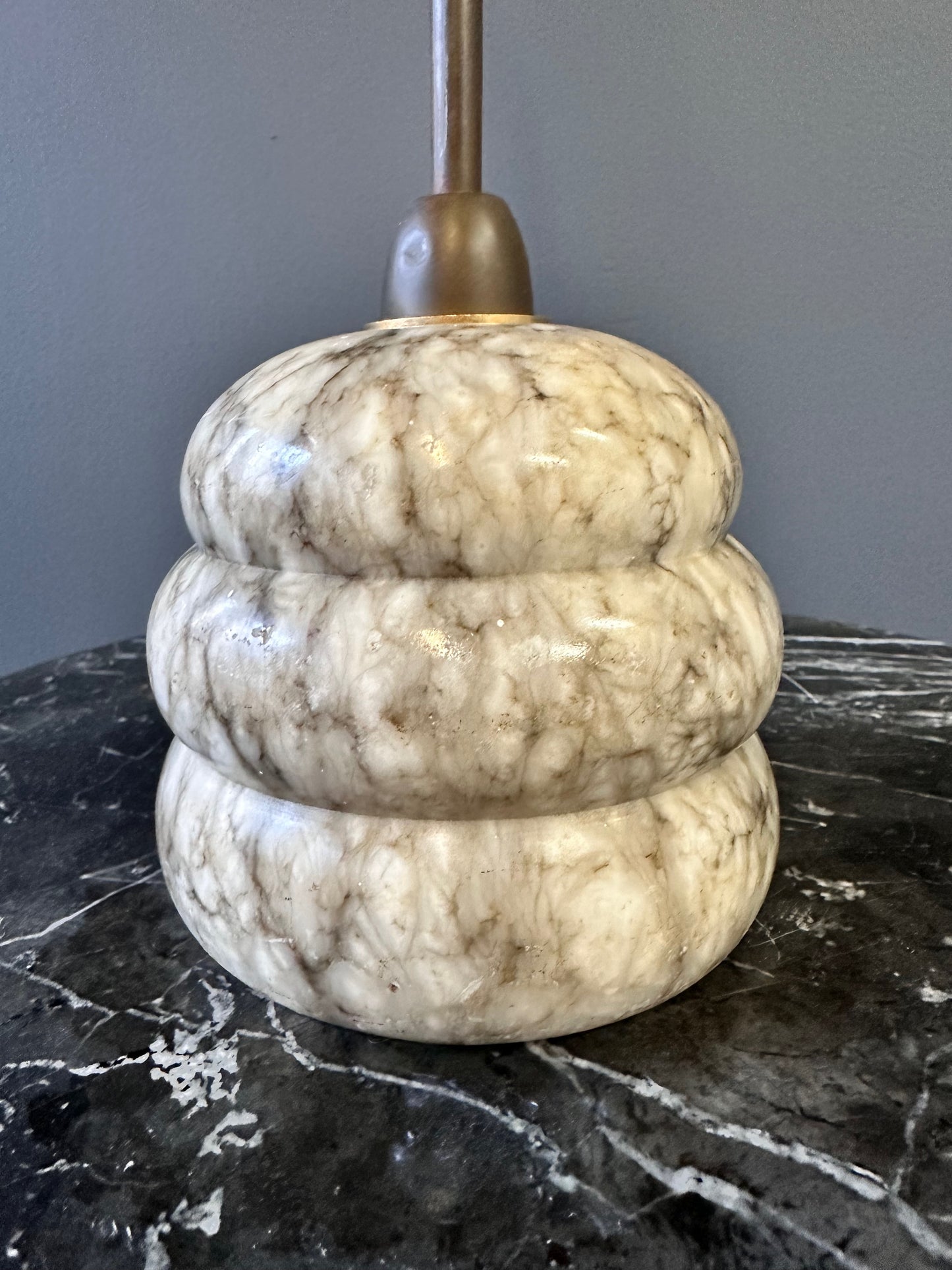 Luigi Caccia Dominioni for Azucena Brass and Marble Doorstop