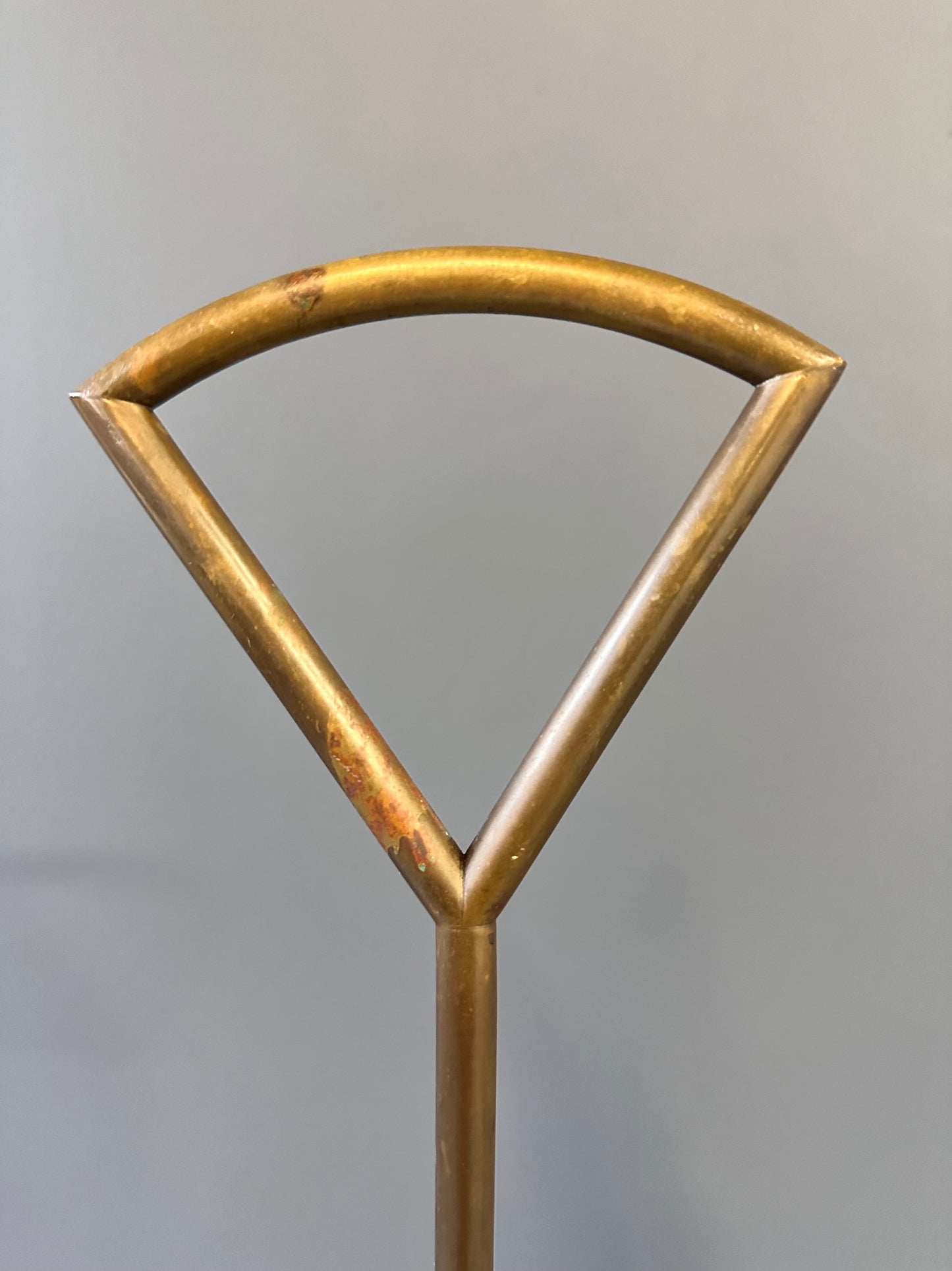Luigi Caccia Dominioni for Azucena Brass and Marble Doorstop