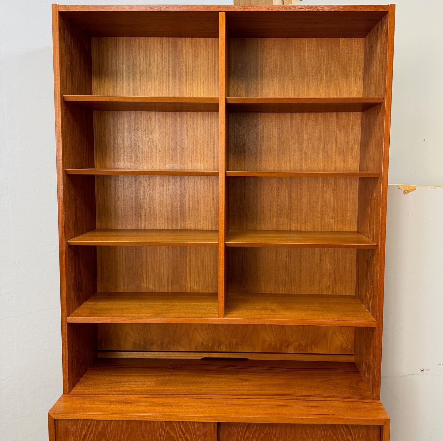 Danish Modern Teak Bookcase Cabinet by Hundevad & Co., Denmark, 1990s