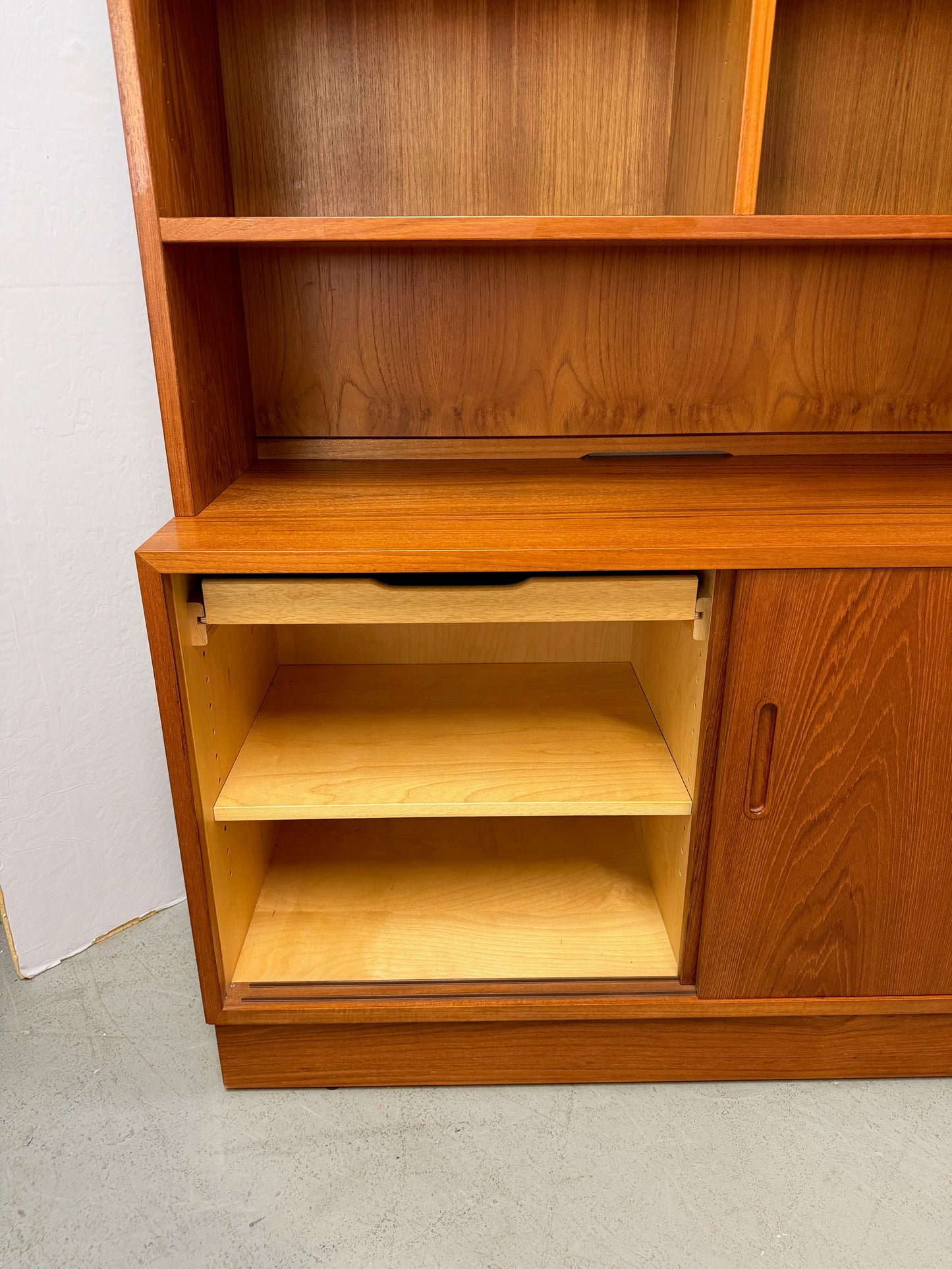 Danish Modern Teak Bookcase Cabinet by Hundevad & Co., Denmark, 1990s