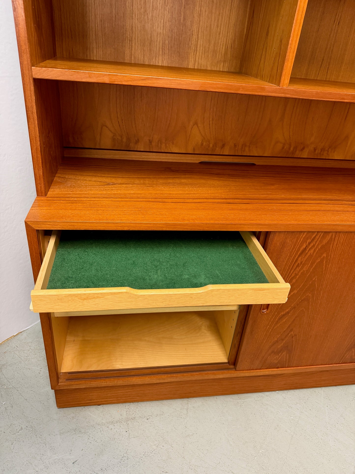 Danish Modern Teak Bookcase Cabinet by Hundevad & Co., Denmark, 1990s