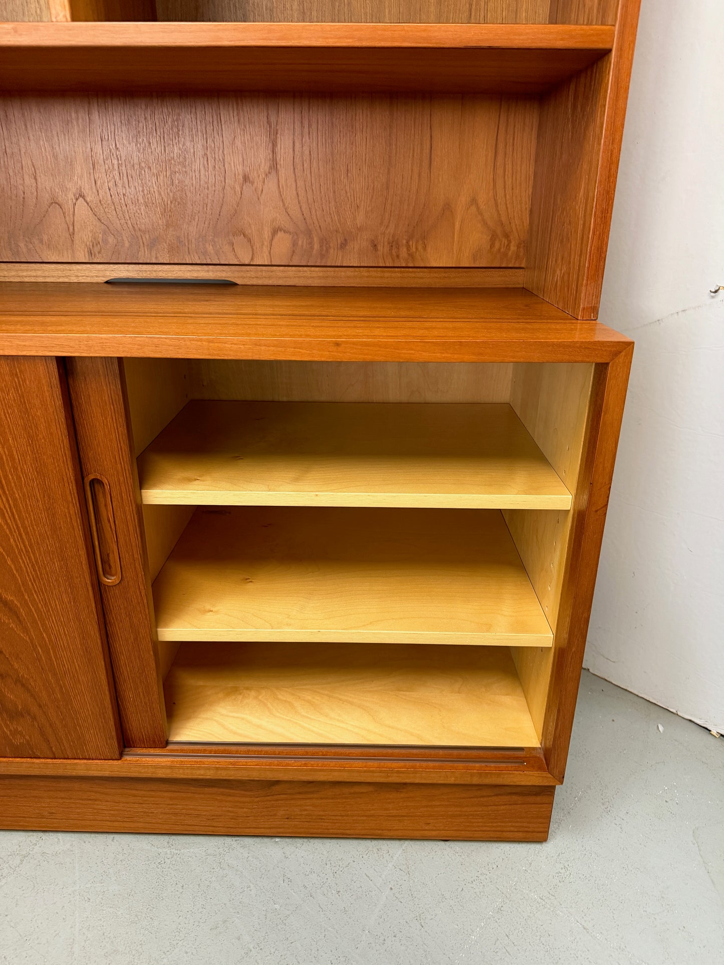 Danish Modern Teak Bookcase Cabinet by Hundevad & Co., Denmark, 1990s