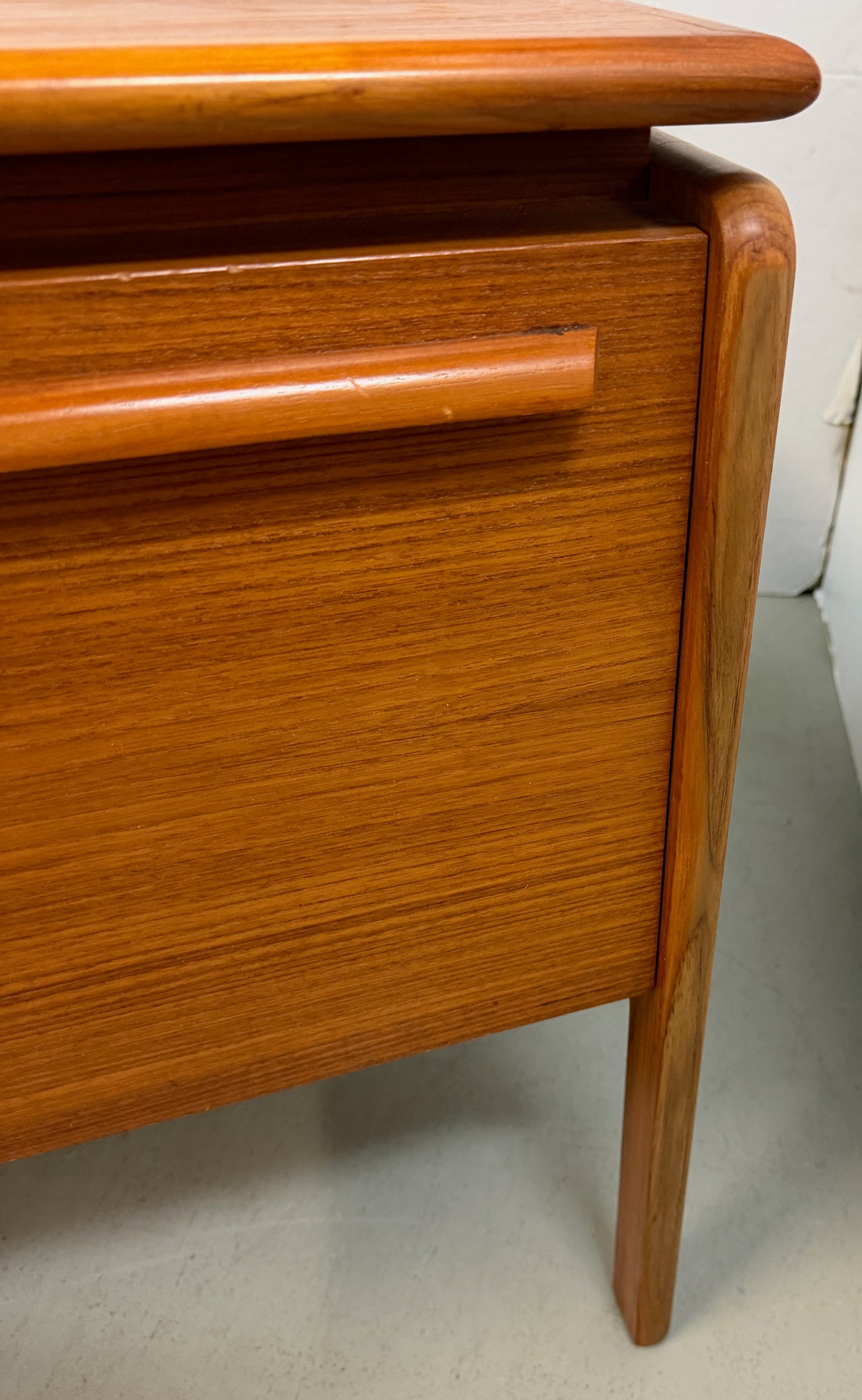 Mid-Century Modern Teak Executive Desk by Danflex, Denmark, 1960s-70s