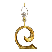 Load image into Gallery viewer, Erwin Lambeth Brass Pierre Cardin Logo Style Table Lamp