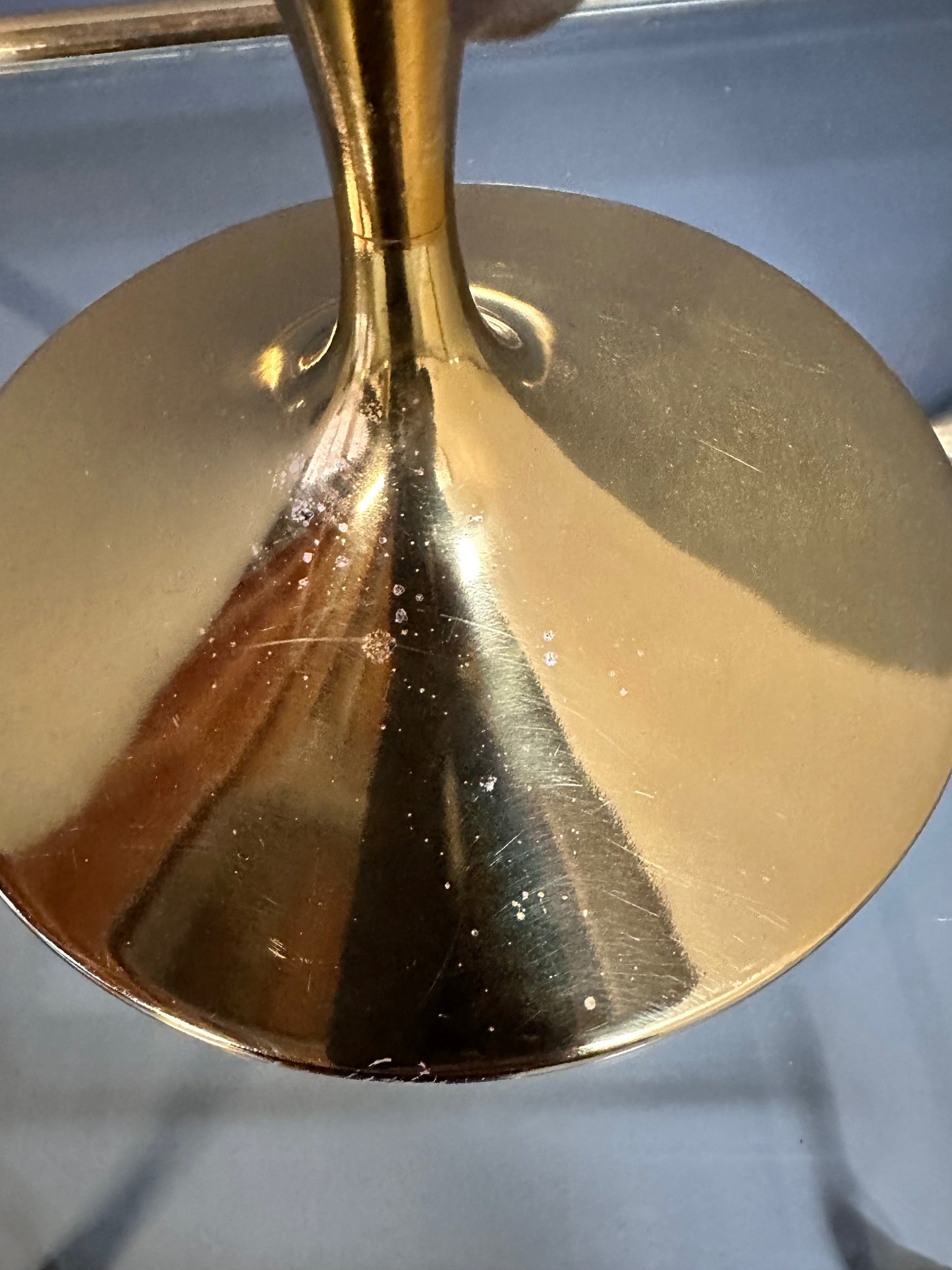 SOLD – Mushroom Lamp in Brass by Laurel Lamp Company