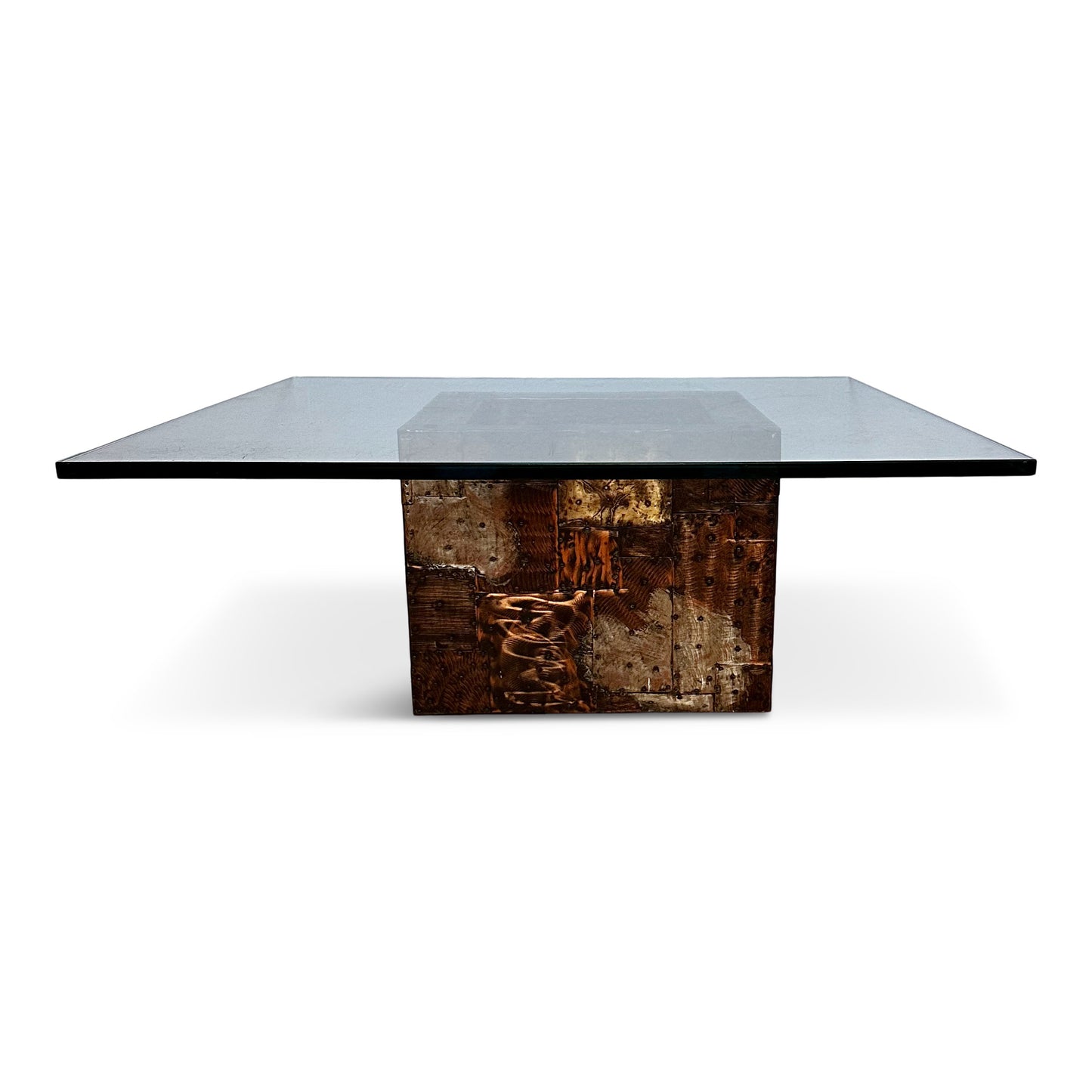 Paul Evans Patchwork Brutalist Coffee or Cocktail Table for Directional