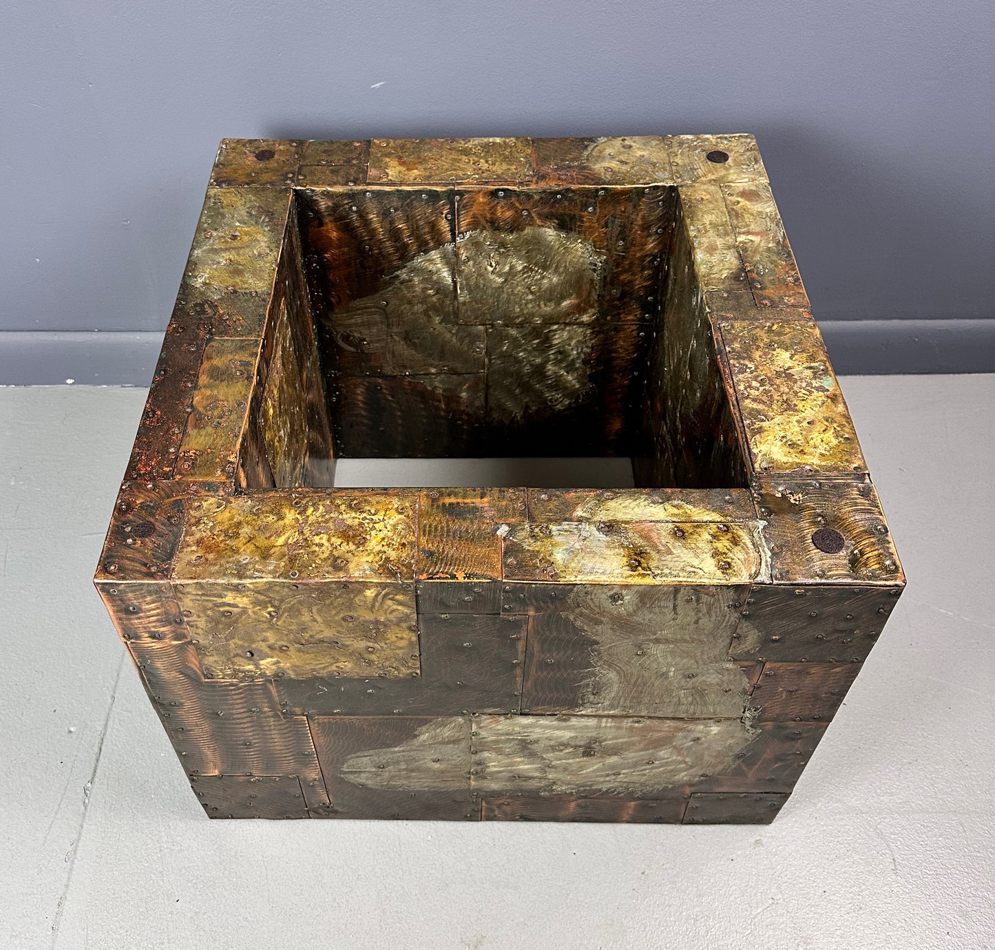 Paul Evans Patchwork Brutalist Coffee or Cocktail Table for Directional