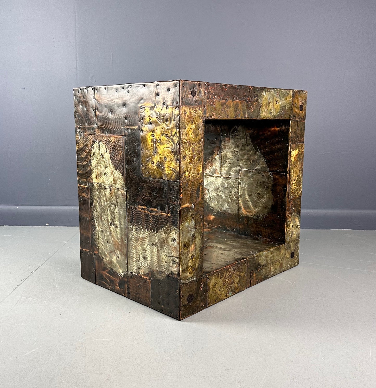 Paul Evans Patchwork Brutalist Coffee or Cocktail Table for Directional