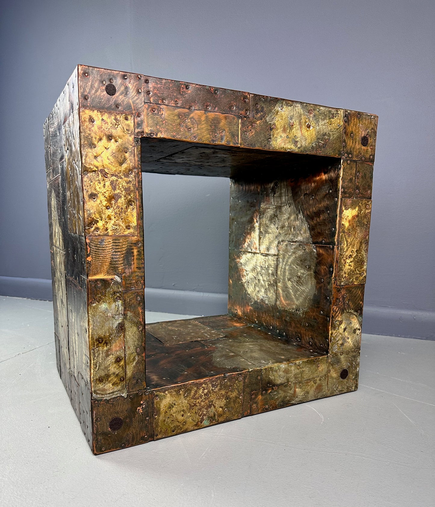 Paul Evans Patchwork Brutalist Coffee or Cocktail Table for Directional