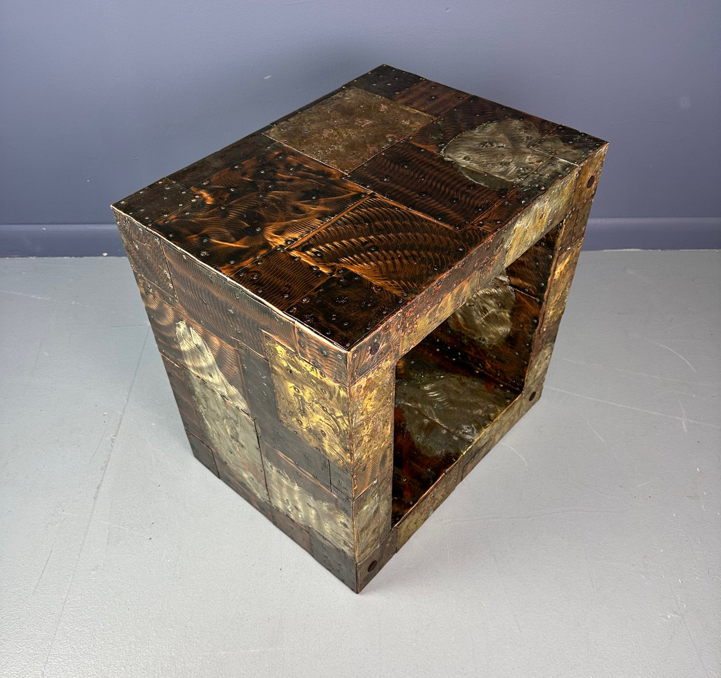 Paul Evans Patchwork Brutalist Coffee or Cocktail Table for Directional