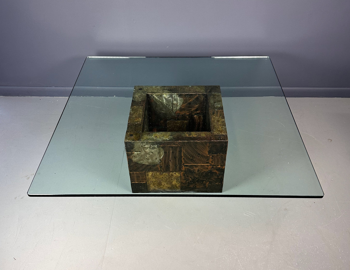 Paul Evans Patchwork Brutalist Coffee or Cocktail Table for Directional