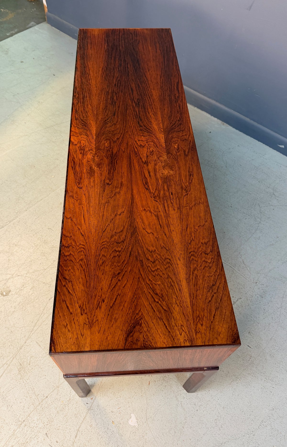 Kai Kristiansen Model 394 “Entre” Rosewood Low Chest for Aksel Kjersgaard