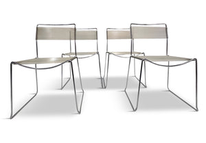 Set of Four Spaghetti Chairs by Giandomenico Belotti for Alias, 1980s