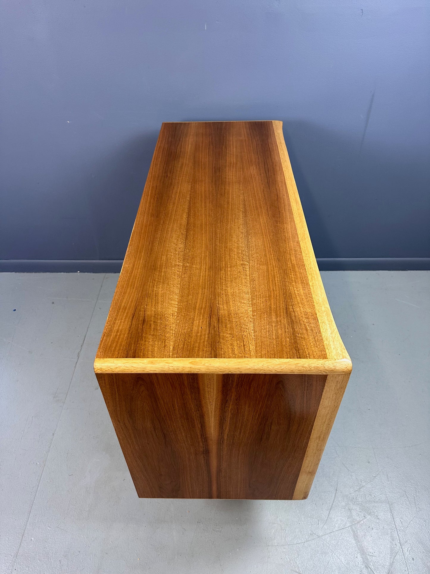 Mid Century Petite Server, Teak & Butternut by Erno Fabry