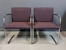 Load image into Gallery viewer, Pair of Tubular Ludwig Mies van der Rohe Brno Armchairs by Gordon International